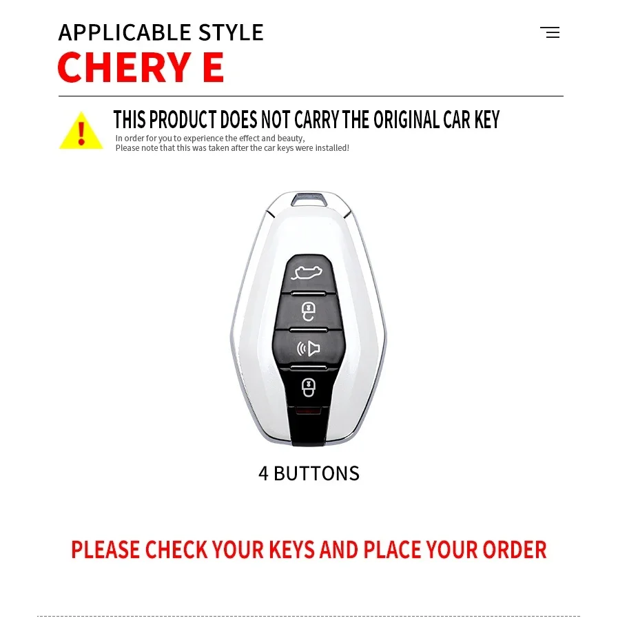 For Chery Jetto X70 Key Cover New Style X70plus Shortcut x70CoupeX90X95 Car Key Case