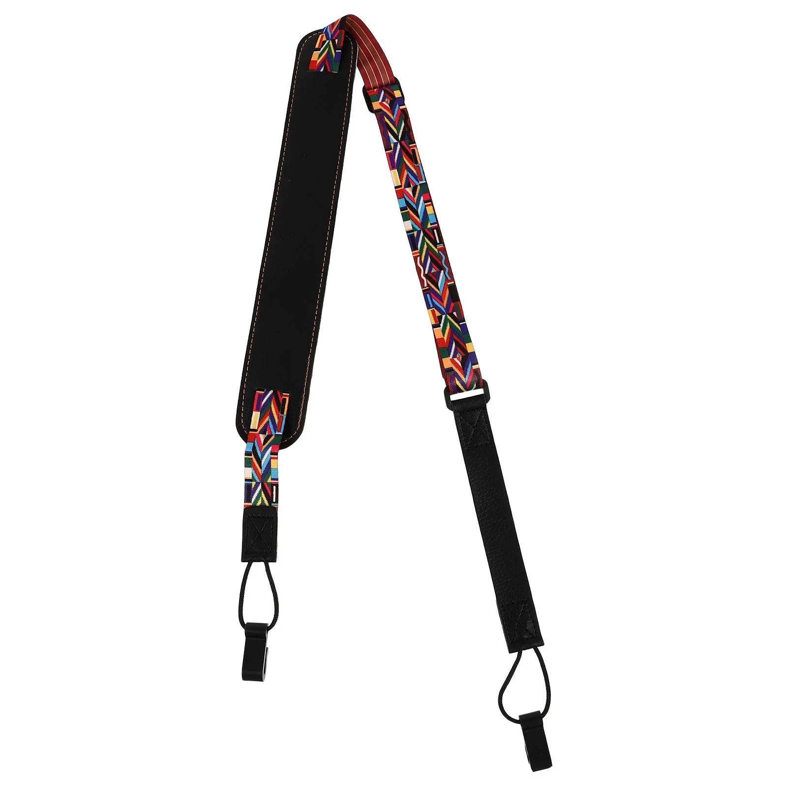 Ukulele Strap Space-saving Creative Carrying Rope Beautiful Sturdy Perforated Lanyard Cotton Pu