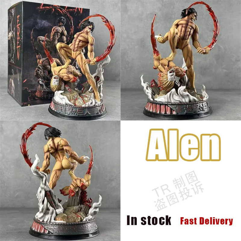 【in-stock】anime-attack-on-titan-character-allen-action-figure-pc-chassis-decorative-ornament-model-collectible-anime-figure-gift