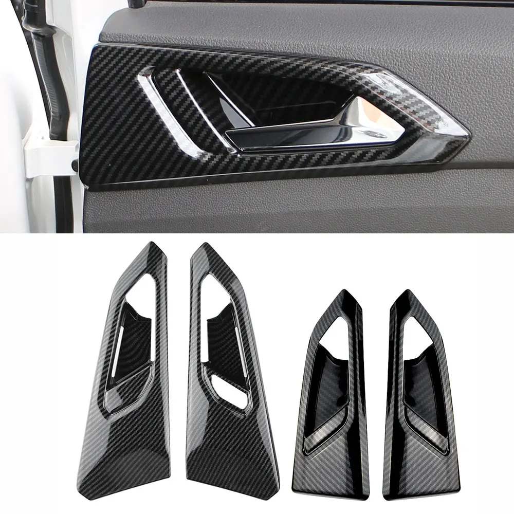 

Для Volkswagen VW T-Cross Tcross 2018-2023 LHD дверная ручка, декоративная наклейка, отделка, аксессуары для интерьера