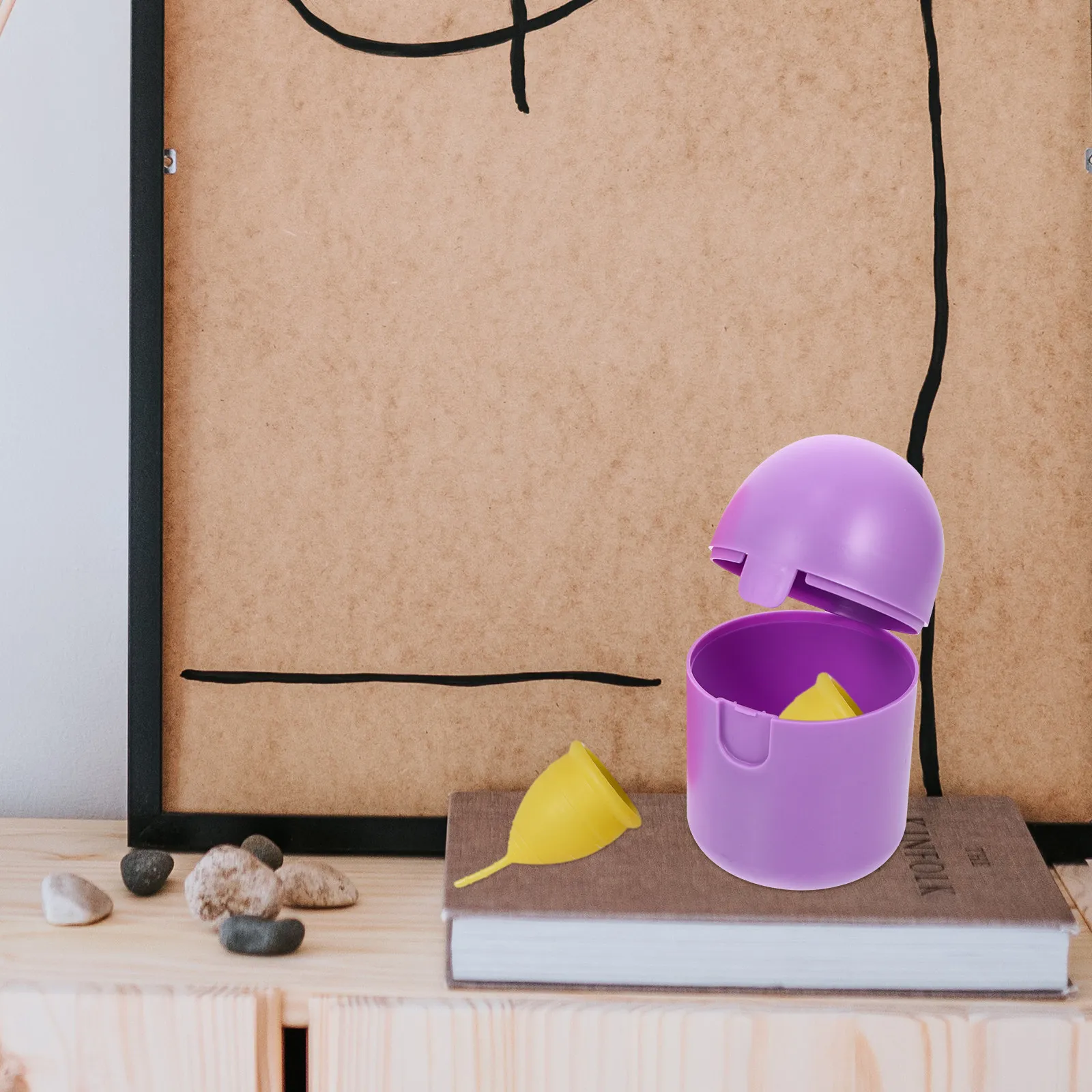 

Набор из 2-х стерилизаторов для менструальных чаш (паровой), маленький размер, гигиеничный пластиковый футляр для женских гигиенических принадлежностей, легко носить с собой, многоразовый, для личного использования