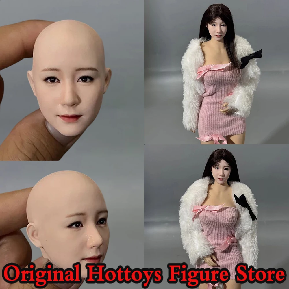 1/6 Scale Female Soldier Head Sculpture Jogasaki Momose Japanese Actor Mini Head Carving For 12-inches Acion Figure Doll Toys