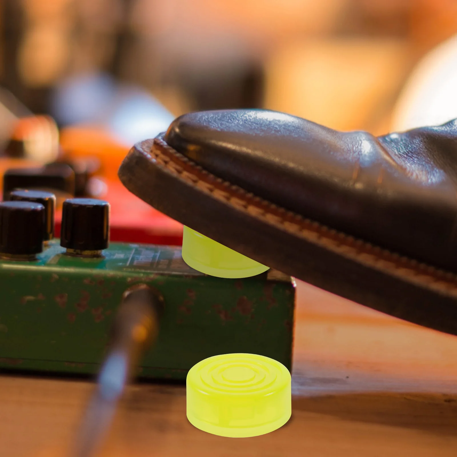 

10 Pcs Guitar Pedal Protective Cover Effect Accessories Footswitch Topper Knob Cap Effects Toppers Plastic Caps