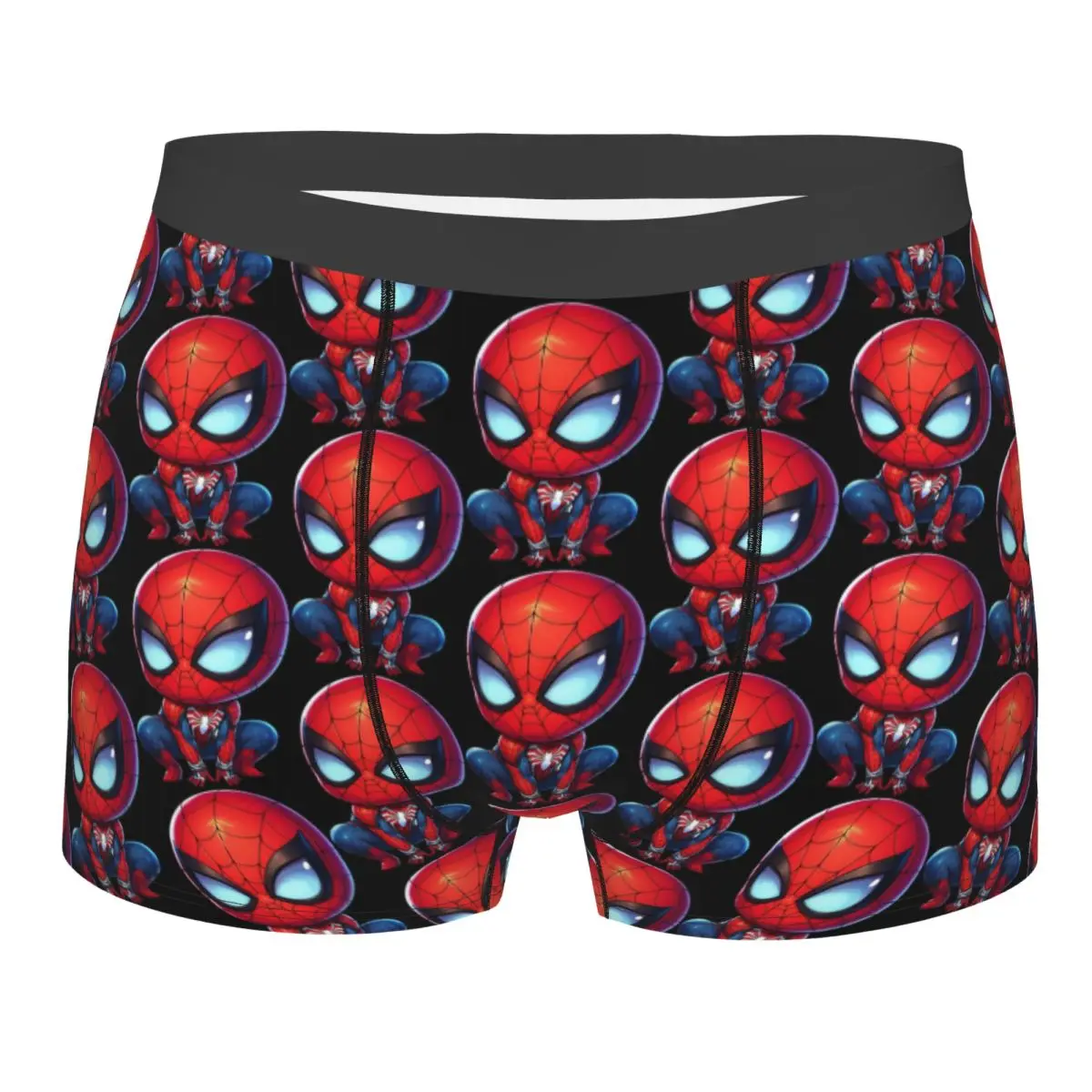 

Custom Spider Man Cartoon Superhero Boxers Shorts Men Briefs Underwear Novelty Underpants