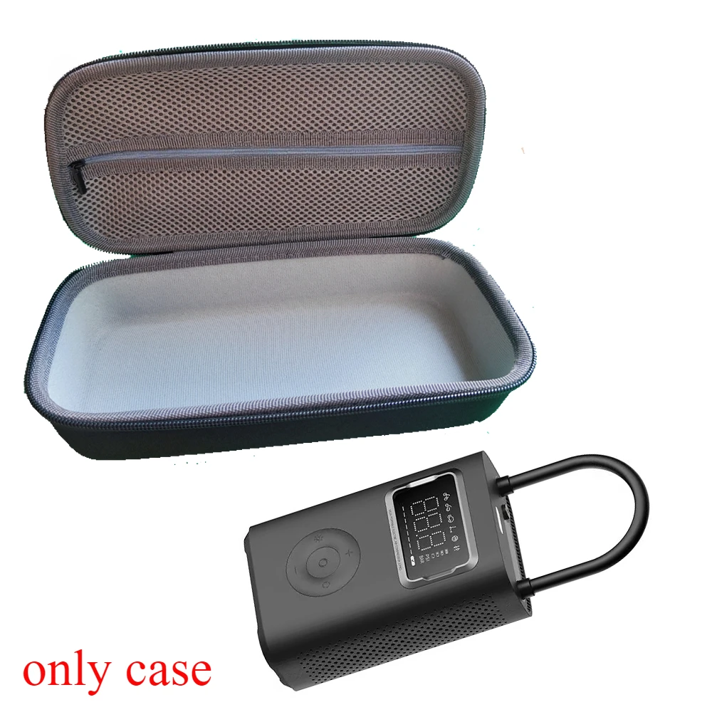 Hard Case Compatible for Xiaomi Portable Electric Air Pump 2 pro Car Bicycle Tire Inflator Storage Bag USB Cable House only case