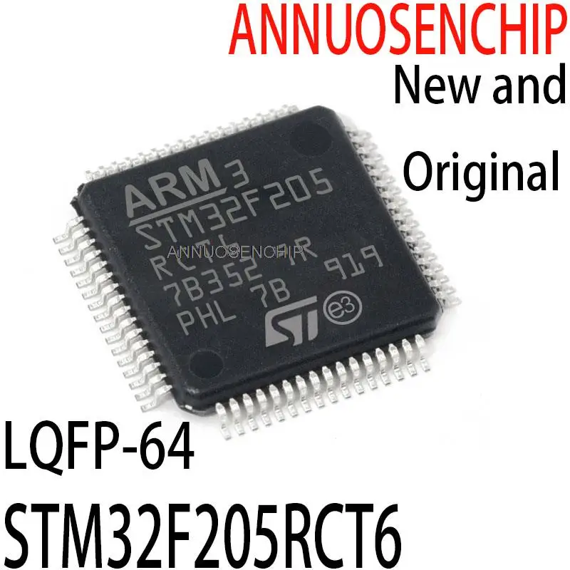 1PCS New and Original STM32F205 RCT6 32F205RCT6 32F205 LQFP-64 STM32F205RCT6