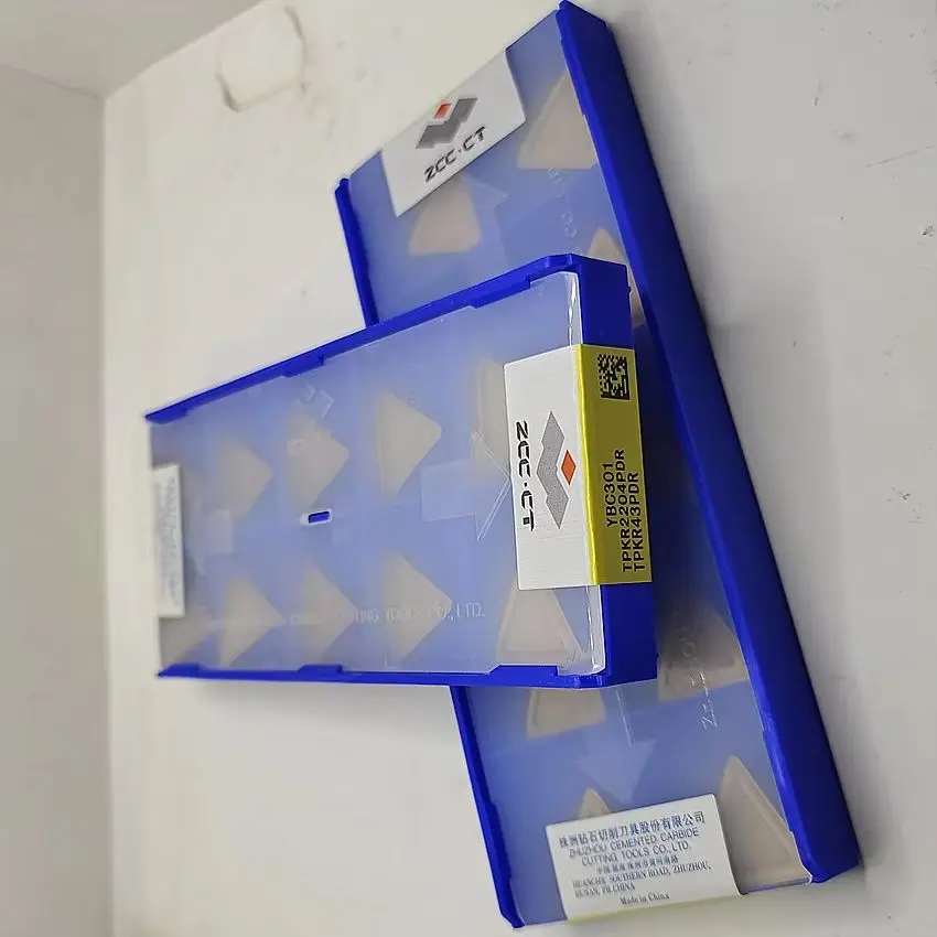 

TPKR2204PDR YBC301/TPKR2204PDR YBG202 TPKR43PDR ZCC.CT CNC blade carbide inserts milling tools inserts 10pcs/box