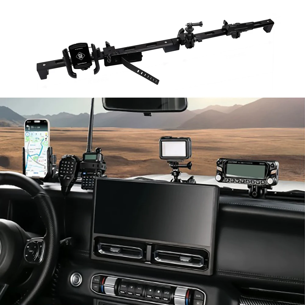Fit for BAIC 212 T01 Car Central Control Multi Functional Rail Rail Integrated Bracket Mobile Phone Bracket Modification Part