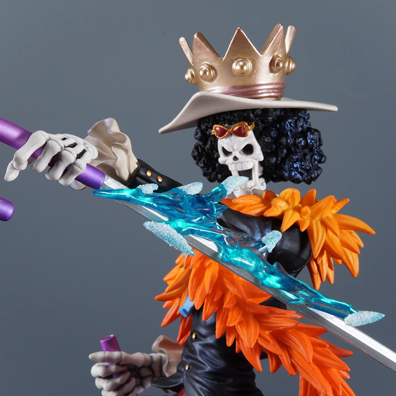 [Pre Sale ] One Piece Figures Lx Meteor Burukku Anime Figures Two Years Later Brook Action Statue Pvc Collection Model Gift