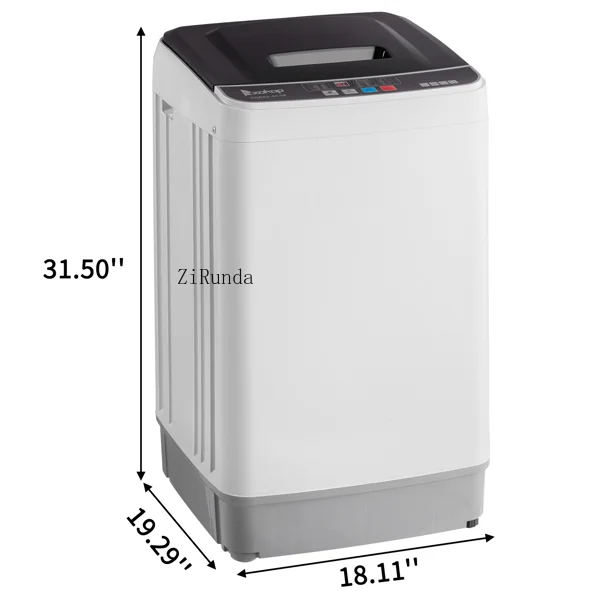 【同款编码：56442889】美规 XQB82-6C08 17.8lbs 洗衣机 110V 280 带排水泵 塑料 黑色盖板 全自动-36