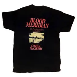 Blood Meridian Cormac Mccarthy vintage western novel Shirt Casual Round Neck Short Sleeve Men's Tees Regular Fit Tops