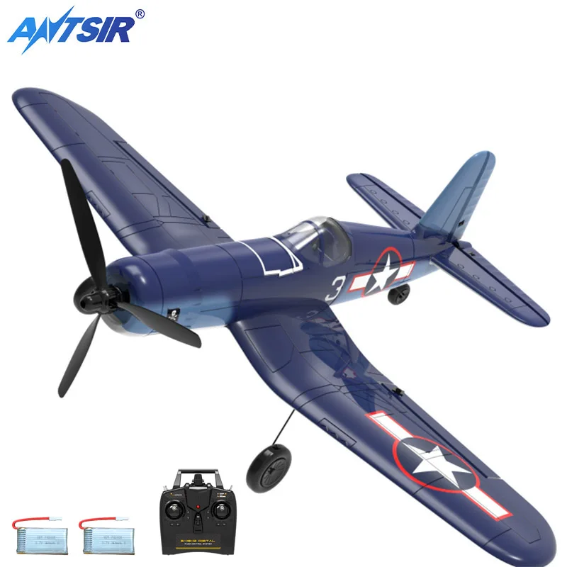 

New F4U Corsair RC Aircraft 2.4Ghz 4CH 6-Axis EPP 400mm Wingspan One-Key Aerobatic RTF RC Plane Toys Gifts for Children