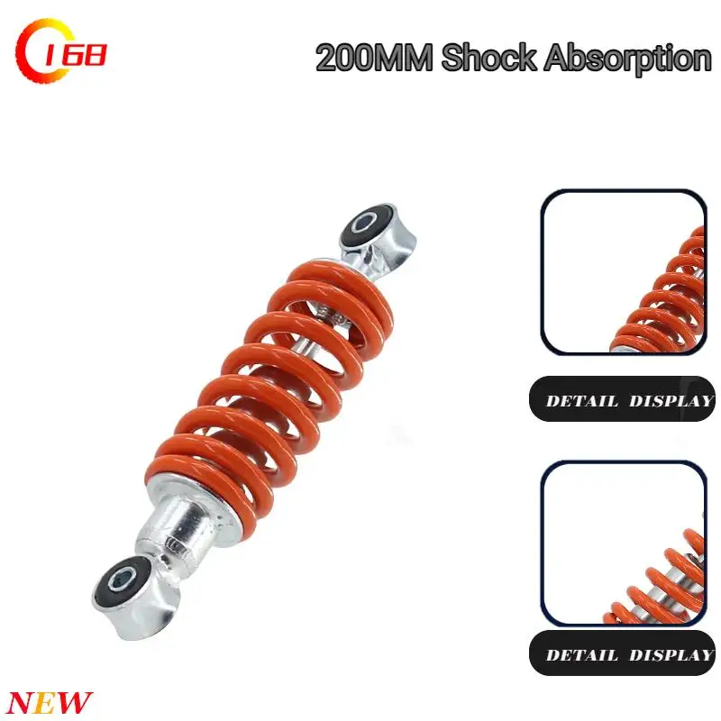 For Motorcycle Shock Absorber 200mm Motorbike Shock Damper for go kart for moped for scooter