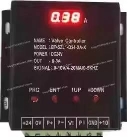 Industrial Digital Proportional Valve Controller, ET-SZL1-D24-XA-X + ET-KJ-D24 Amplifier, Precision Control Part