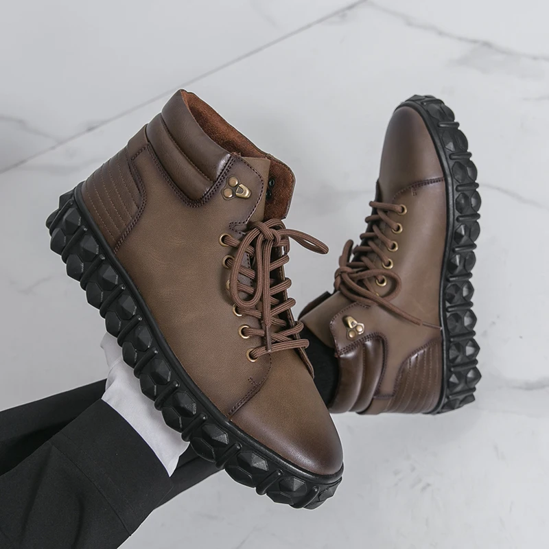 

Men's casual boots Comfortable autumn and winter styles Office leisure party Outdoor street walking Size up quality shoes