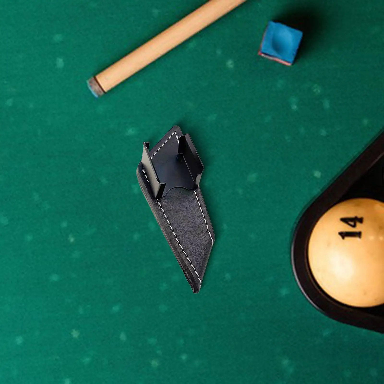 

Pool Cue Chalk Holder Pocket Clip for Billiard Pool Table Accessory