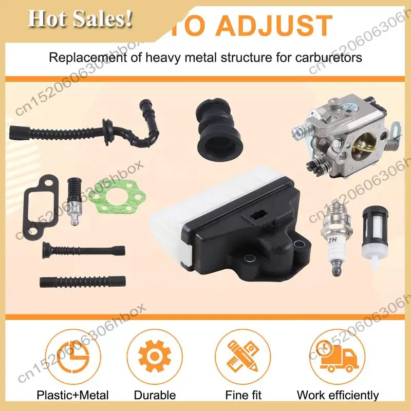 -HOPE Carburateur Luchtfilter Kit Voor Stihl 021 023 025 MS210 MS230 MS250 250 Kettingzaag 1123 120 0605, 1123 160 1650