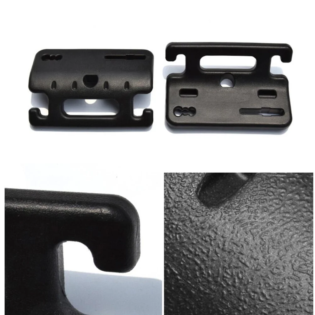 

2Pcs Safety Hand Grip Auto Back Grab Handle Headrest Hanger ABS Durable Elderly 17cm Distance Black