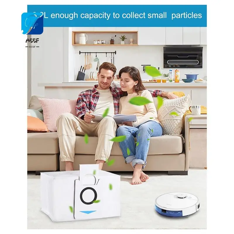 

A55F-Набор аксессуаров для Ecovacs Deebot T20 Omni/X1 Omni/X1 E Omni, мешки для пыли, салфетки для швабры, детали робота-пылесоса