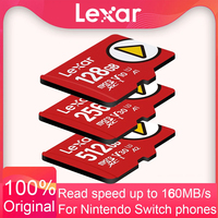Lexar Original Play 128GB 1TB 512GB 256GB Micro SD Card SDXC Memory Card UHS-I V30 A2 TF Cards for Nintendo Switch Game Console