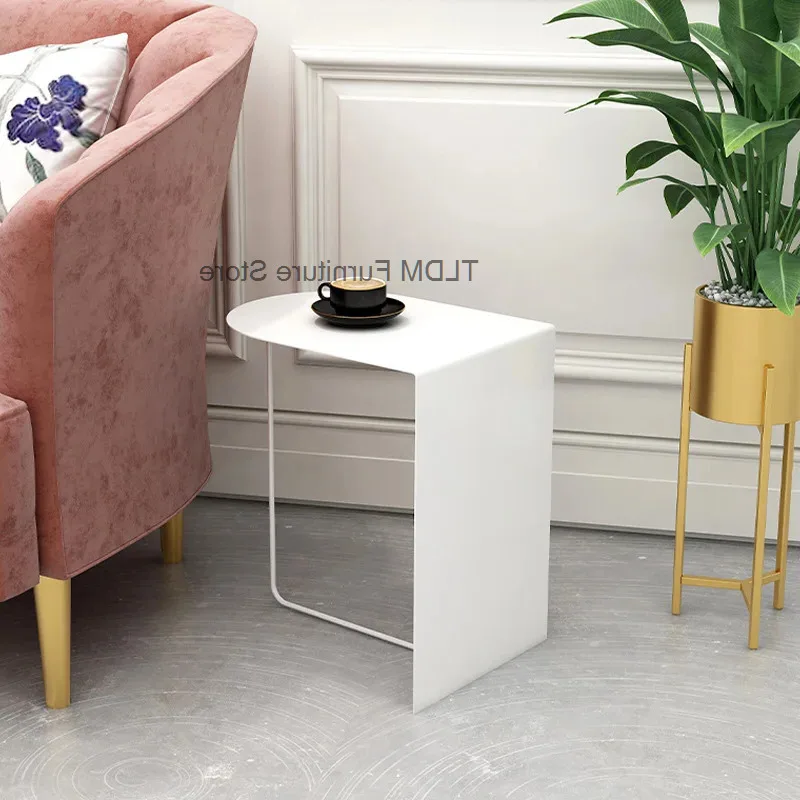 Table Designer Side Table Living Creative Mobile Sofa for End Table Minimalist Bedside Coffee Room Lightweight Corner Furniture