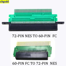 cltgxdd 1 piece FOR NES 72 pin to FC 60 pin/FC 60 pin to 72 pin NES game card converter adapter