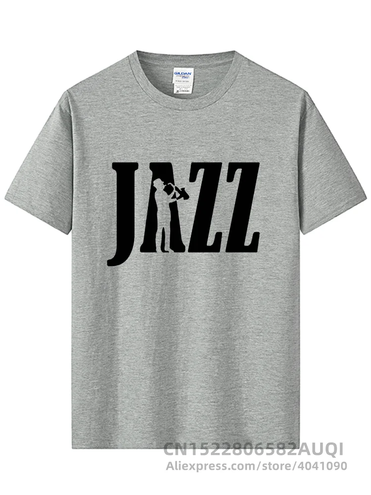 Funny Jazz Saxophone T Shirt Summer Autumn Camiseta Retro Tshirt New Print Graphic T Shirt Cotton Harajuku Streetwear Male