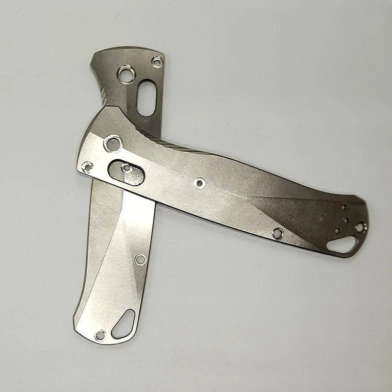 

CNC Custom Titanium Alloy Knife Grip Handle Scales for Genuine Benchmade Bugout 535 Knives DIY Making Accessories Part Patches