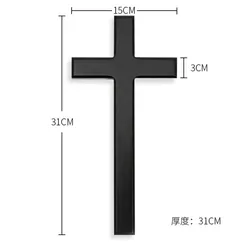 Wood Wall Crosses Black Wooden Crosses For Wall Church Decoration Jesus Christ Catholic Gift Jesus Cristo white wood cross decor