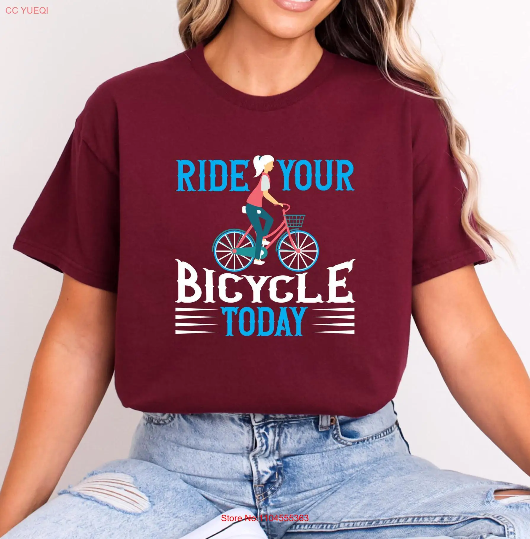 

Bicycle Lover T Shirt Funny Bike s for Cyclists Cycling Women Her long or short sleeves