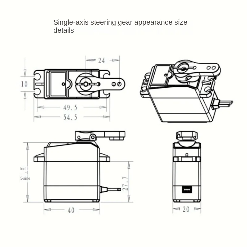 2 dof Roboterarm horizontale und vertikale kardanische Halterung DIY festes Zubehör geeignet für mg996 Lenkgetriebe programmier bares Kit – Detail 16