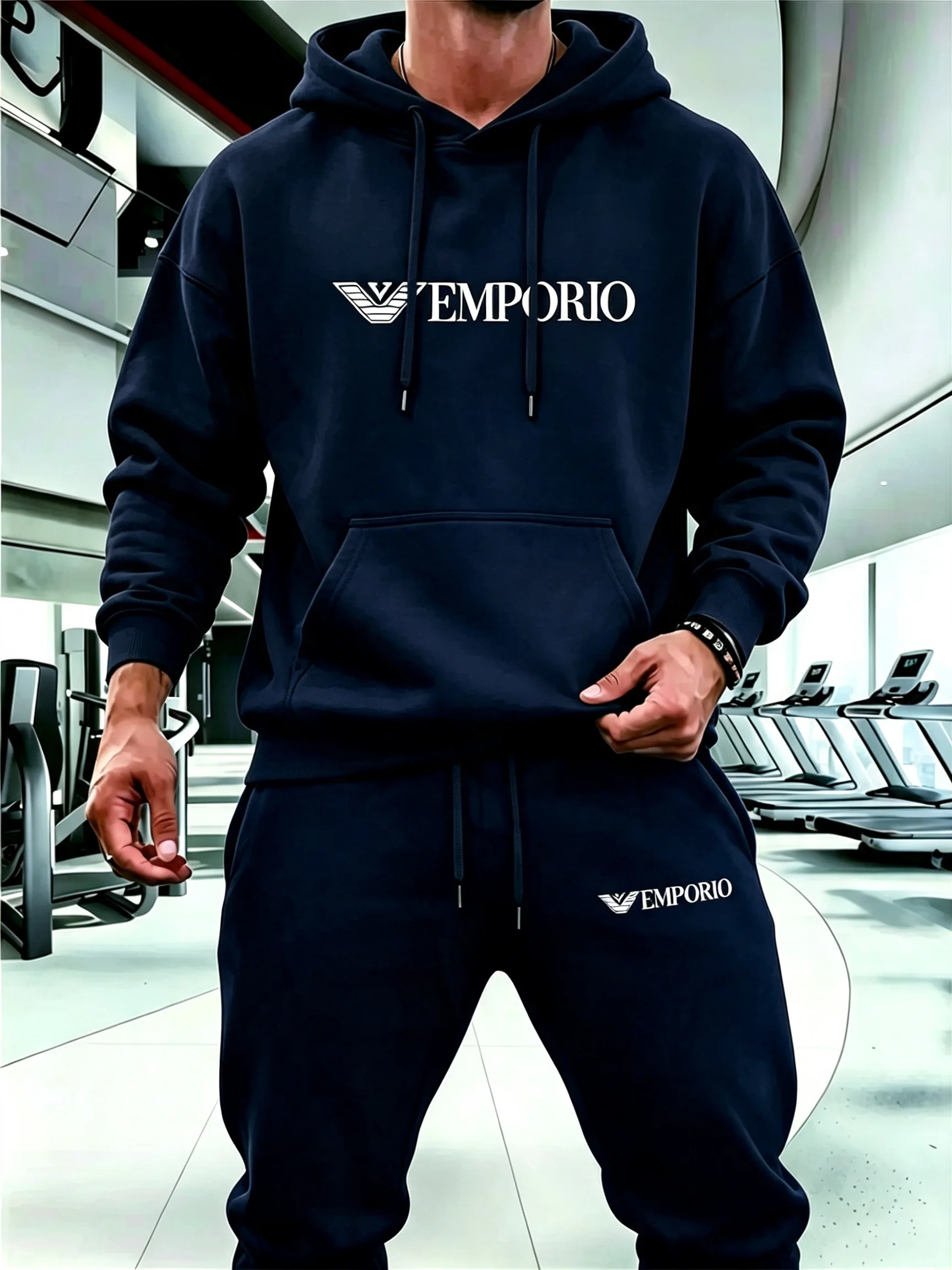 2026 New Style Fashion Casual Autumn-Winter Outdoor Sports Outfit-Men's Casual Fashion Two-Piece Set Wearing comfortable clothes