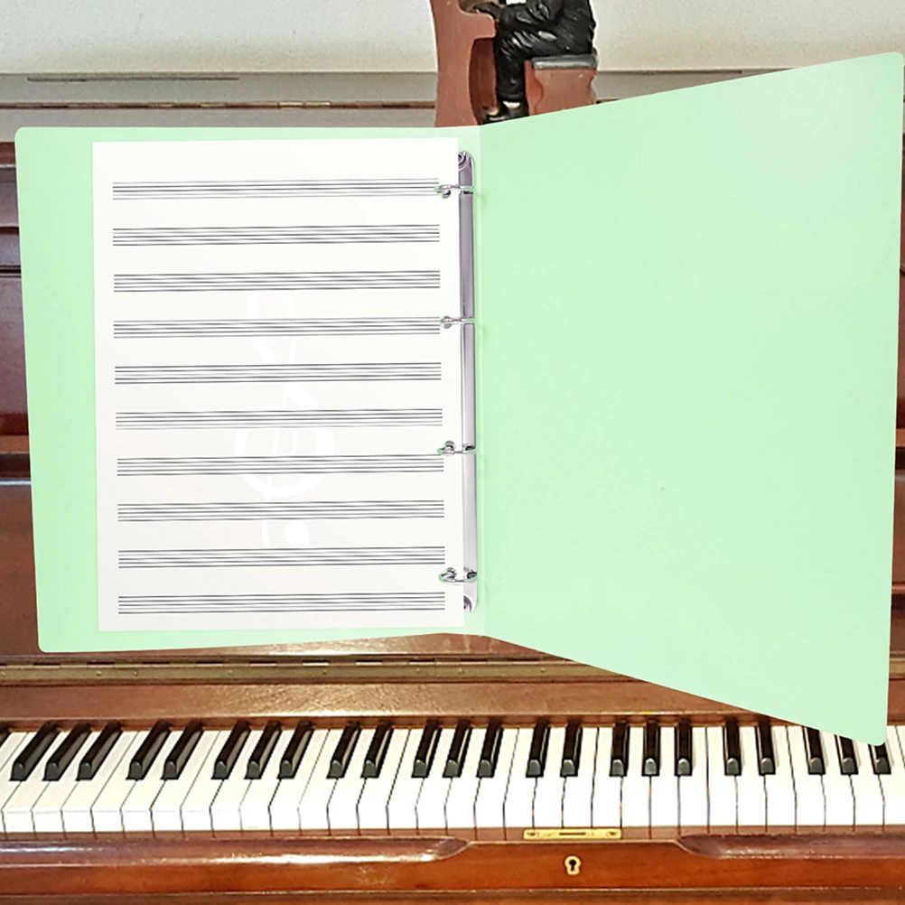 

3pcs Portable A4 Document Office Storage Wear-Resistant Music Score Paper Report Desktop Organizer Loose Leaf