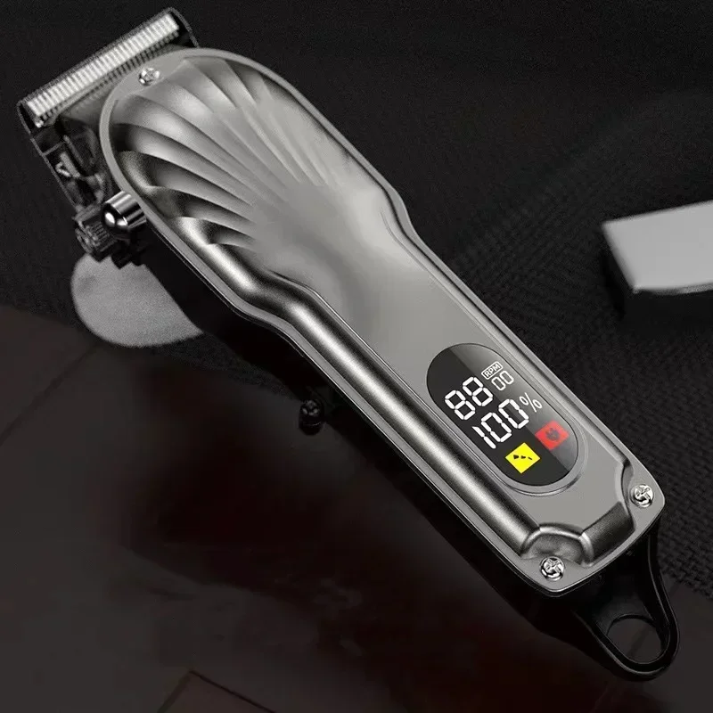 Neuer Professioneller Haarschneider für Männer, Hochleistungs-Rasiermaschine, Einstellbarer Kabelloser Haarschneider, 0-Gap-Trimmer, Haarschneidemaschine – Detail 4