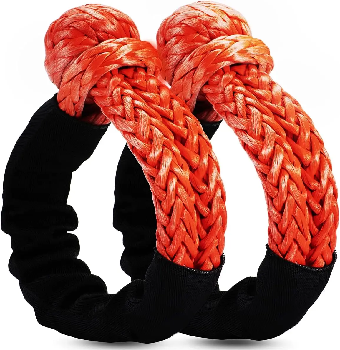 

Soft Shackle 1/2" X 22 Inch, 57,000LBS Breaking Strength Synthetic Rope for Sailing SUV ATV 4X4 Truck Jeep - Safer Than Metal