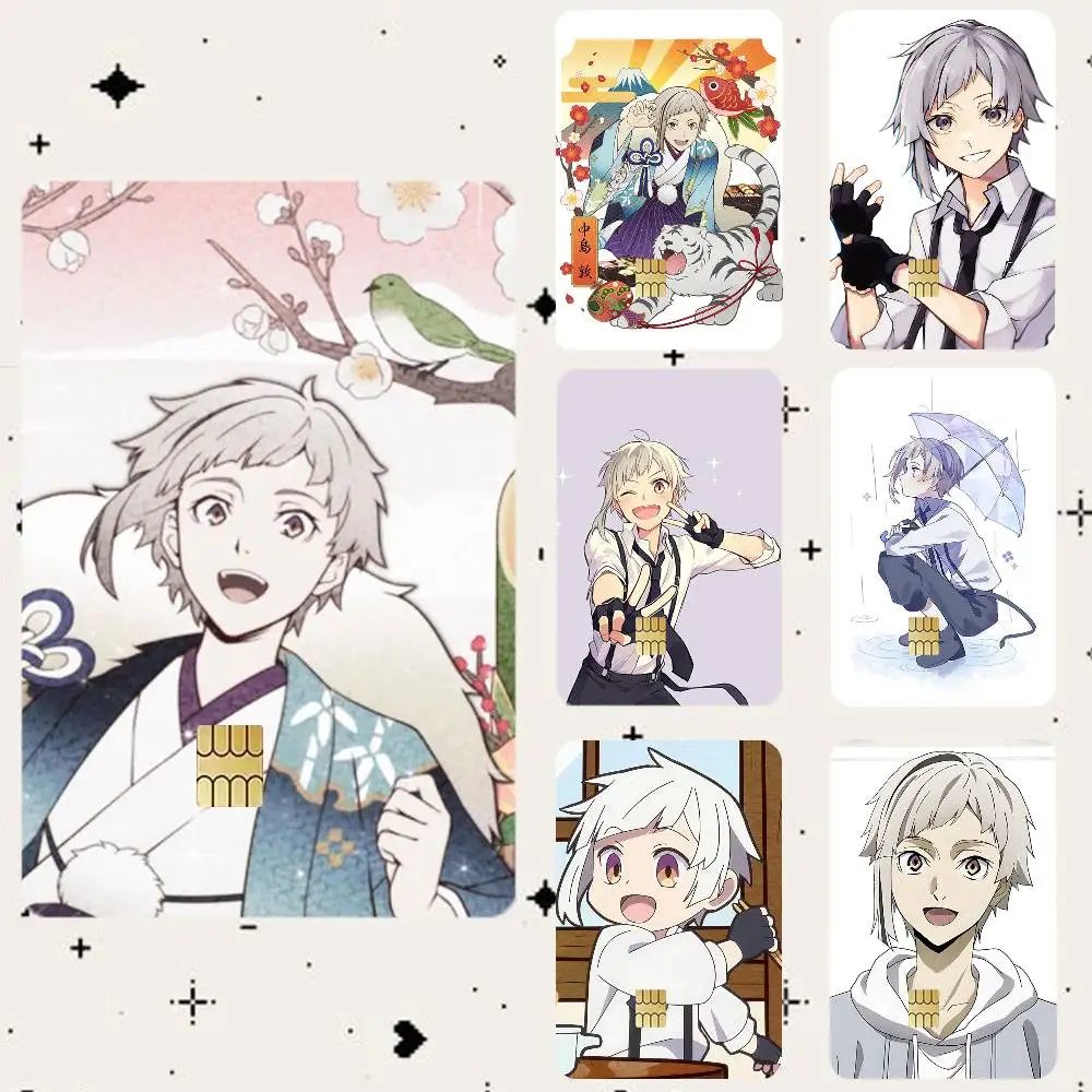 Nakajima Atsushi Waterproof Bank Card Sticker Skin for Credit Debit Chip Cards Decorative Cover Film