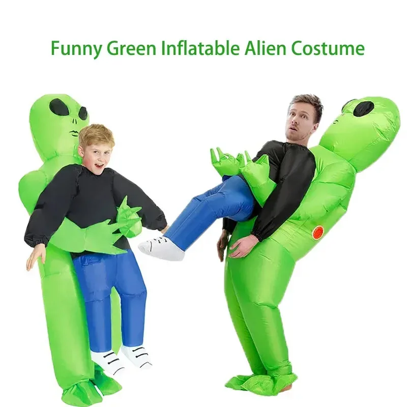 dd12Inflatable Costume Blow up Pick Me Up Alien Abduction Inflatable Halloween Costumes for Adults
