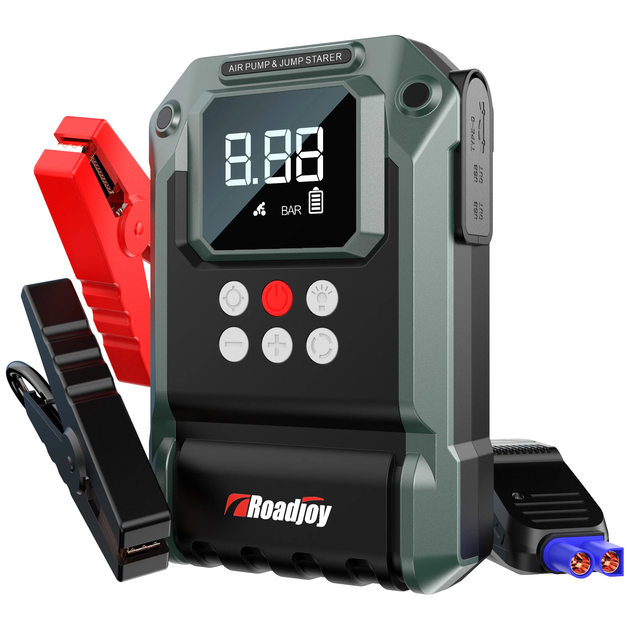 

Jump Starter Automobile Emergency Start Power Source Match Electric Apparatus Strong Start Fast Inflatable Air Pump Integrated