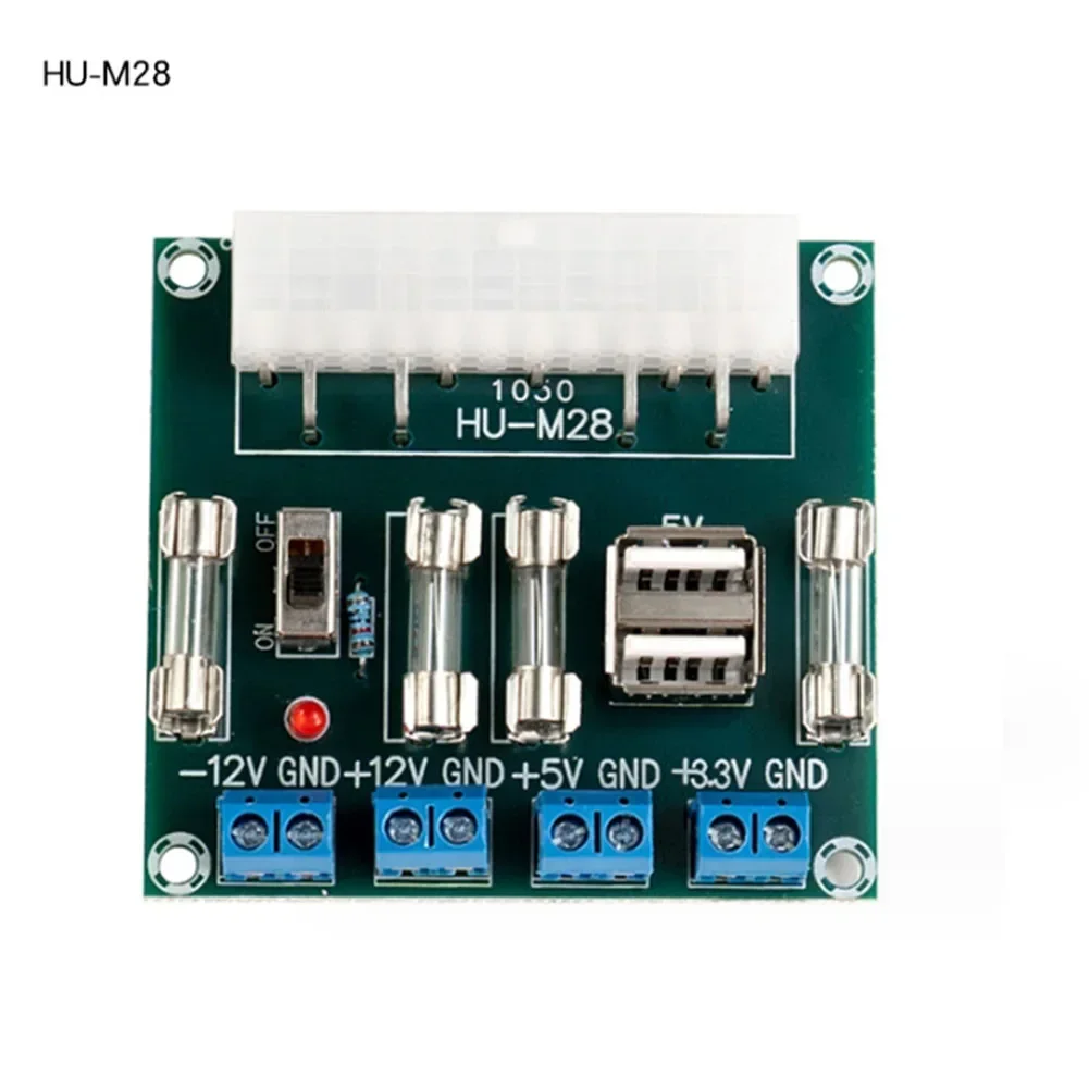 XHM229 HUM28W 24PIN Desktop Computer Power Module ATX Adapter Board Efficient Power Management For Improved System Stability