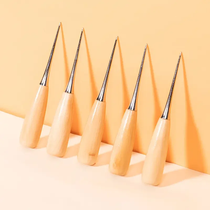 ثقب محمول عالي التحمل للجلد والخشب والقماش. أداة دقيقة احترافية مع قبضة مريحة للحرفيين #5