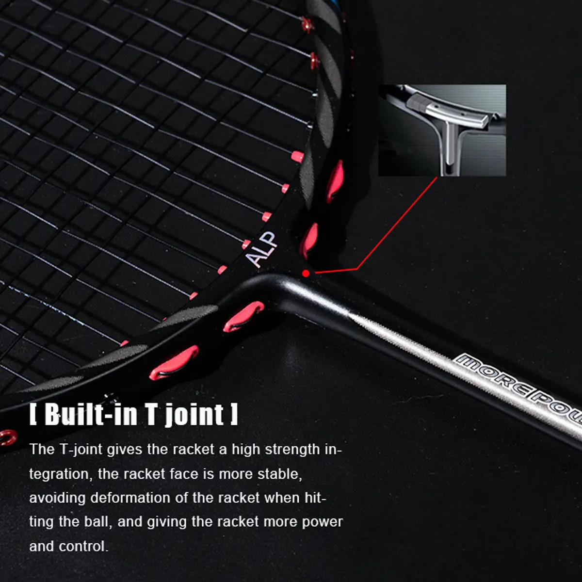 Alpsport ZY 3U Heavy Duty Head Up to 35 lbs Professional Violent Attack 100% Carbon Fiber Badminton Rackets Sports Equipment