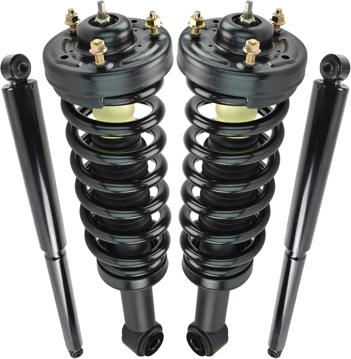 

Полный комплект передней и задней стойки и амортизатора Полный комплект стойки и винтовой пружины в сборе, совместимый с Ford 2009-2013 гг.