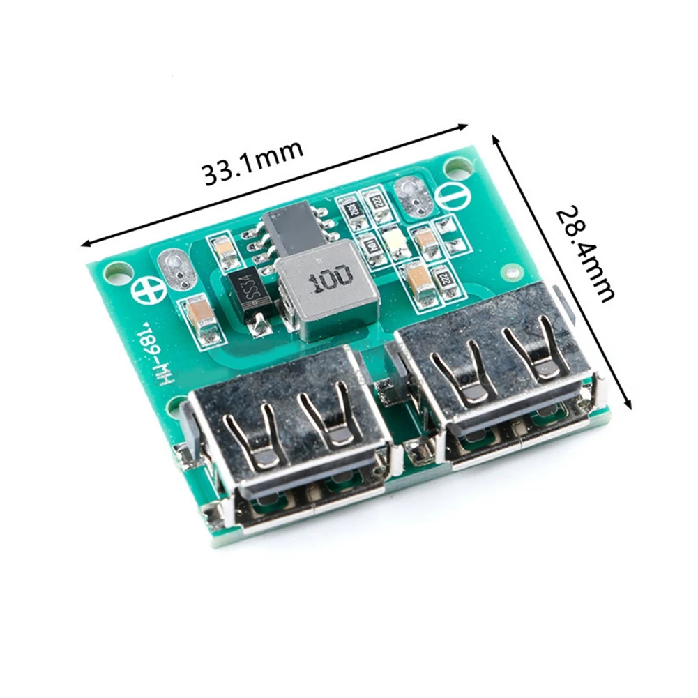 DC 6V-40V Dual USB Output 3A 9V / 12V / 24V / 36V Car Charging Module Step-Down Converter Module Small Solar Controller Charger