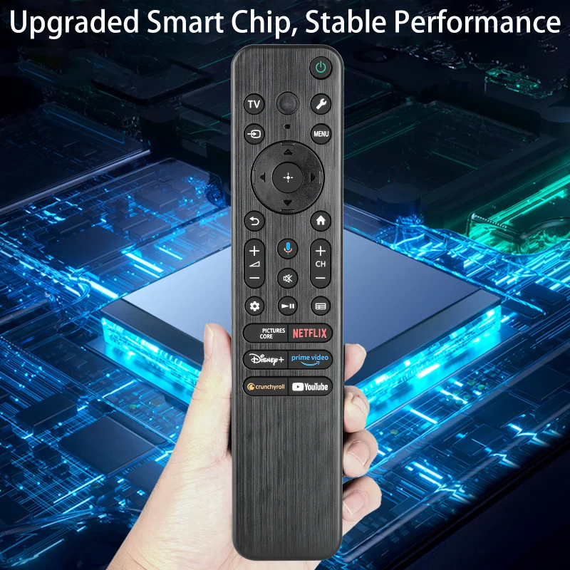 RMF-TX920U جهاز تحكم عن بعد بإضاءة خلفية صوتية لجهاز Sony 2024 وحدة تحكم بديلة للتلفزيون الذكي مع أزرار NETFLIX PrimeVideo YouTube #6