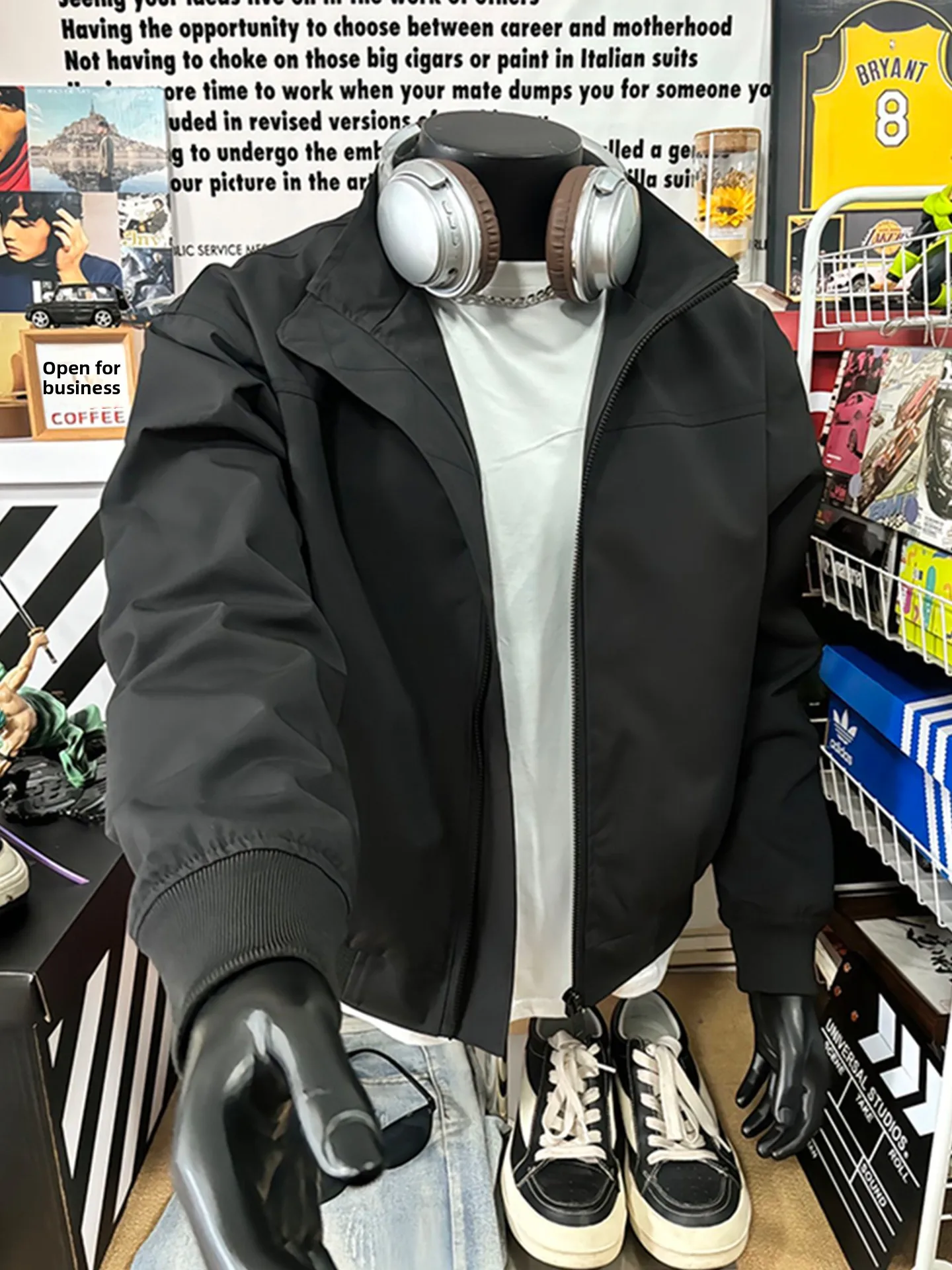 

Мужская хлопковая куртка Bla ort, теплая рабочая одежда с воротником-стойкой, пальто, зимняя верхняя одежда, повседневное модное полиэфирное волокно