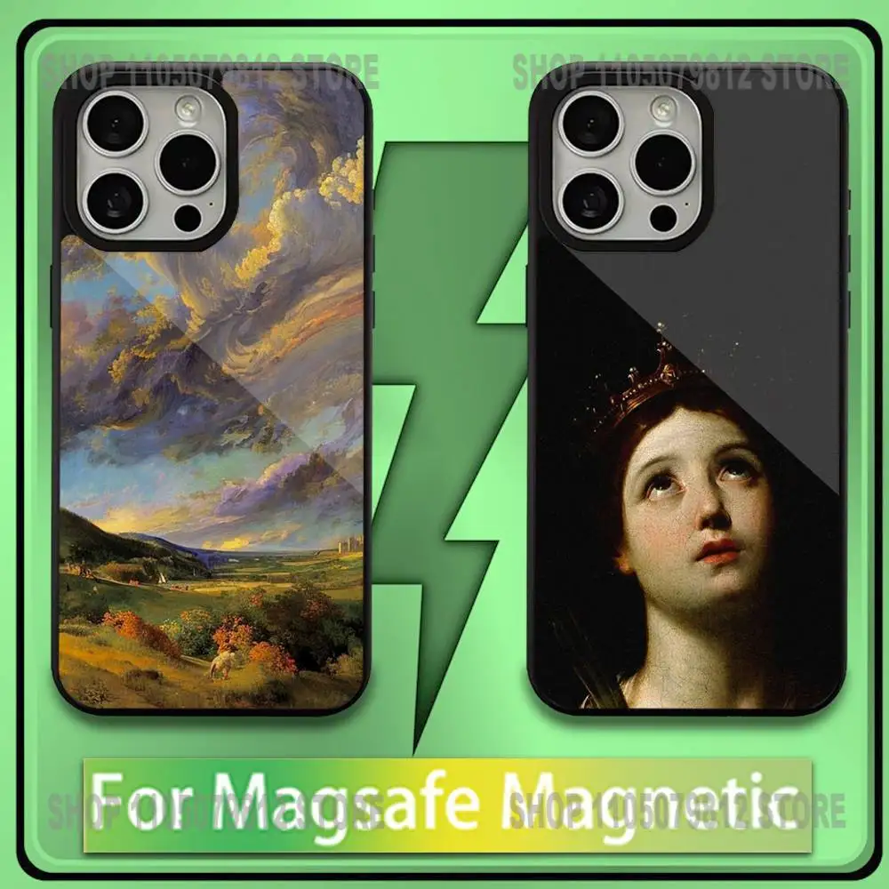 

Renaissance Art Paintings Phone Case For iPhone17,16,15,14,13,12,11,Plus,Pro,Max,Mini Soft Magesafe Magnetic Wireless Charge