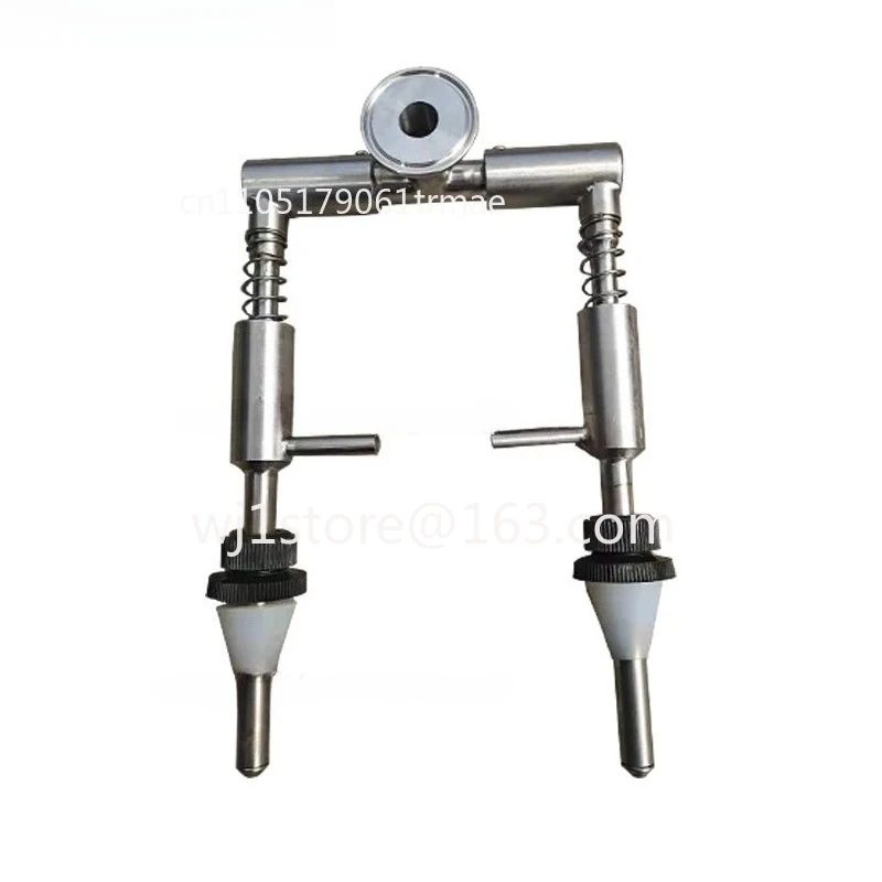 Gravity filling head Filling machine accessories Anti-drip filling head 304 stainless steel