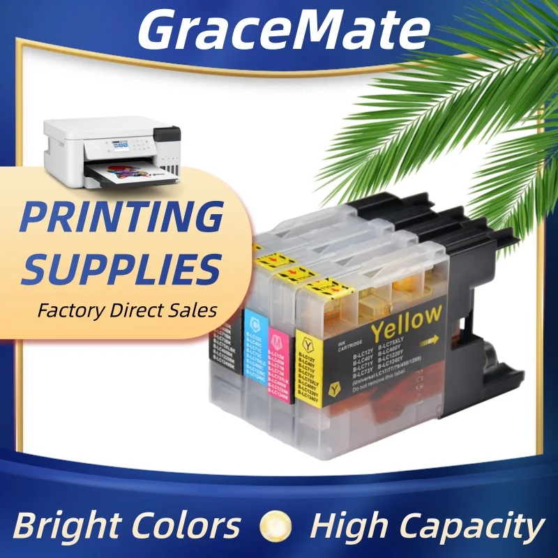 

LC1280 LC-1280 Compatible Brother Ink Cartridges For MFC J5910DW J6710DW J6910DW J825DW J625DW J430W Printer LC1280XL