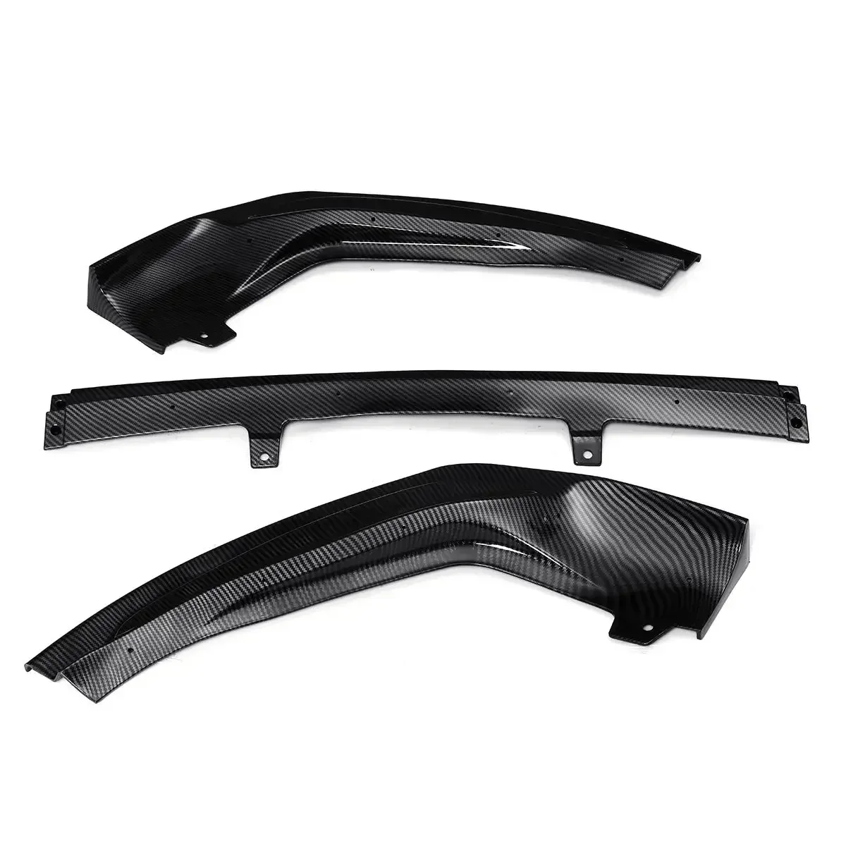 1Set Carbon Fiber Look Car Front Bumper Lip Splitter Lip  Diffuser For Lexus IS250/350/200T/300 AWD F-Sport 2014-2016 Body Kit view 3
