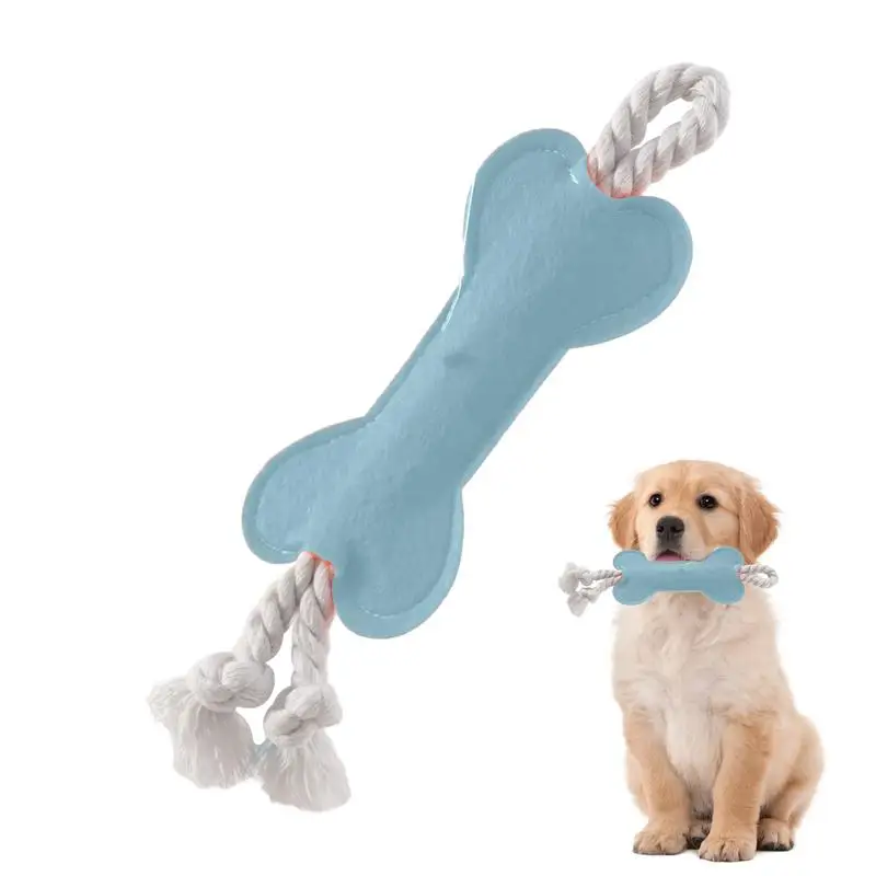 Cotton Pet Pull Toy Tug Puppy Teether Pet Chewing Supplies Knot Tug Portable Indoor Outdoor Chew Exerciser For Travel Home Use